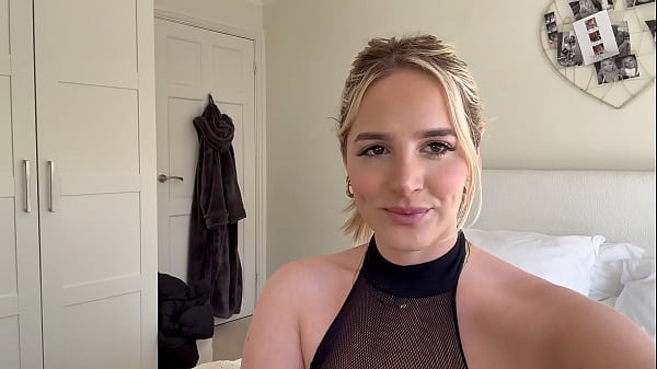 Super Transparent Dress Try On Haul By Big Tits Blonde