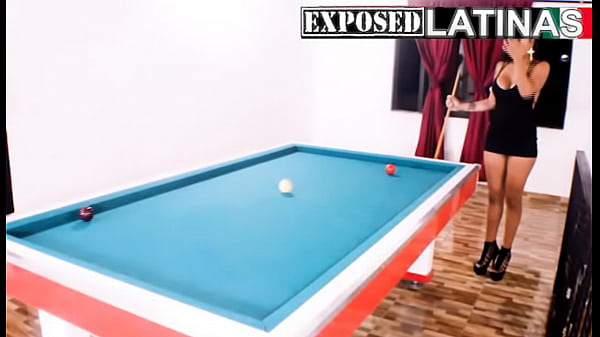 MARIANA MARTIX PLAYS POOL with soldierhugecock SPANISH PORN