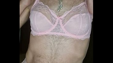 Pretty in Pink Lingerie Crossdresser