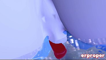 Erpleasure in VR Chat: Cajun Feral Gator Breeds a Thick Anthro Lapra