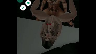 Fodendo a mulher misteriosa do IMVU parte 4