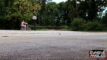 At Sunrise, Luna C. Kitsuen Pedals Past the Bad Boys Looking for a Rough Morning Fuck