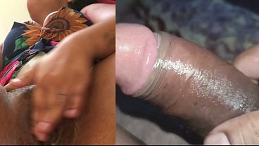 Gozando na vídeo chamada com essa gostosa