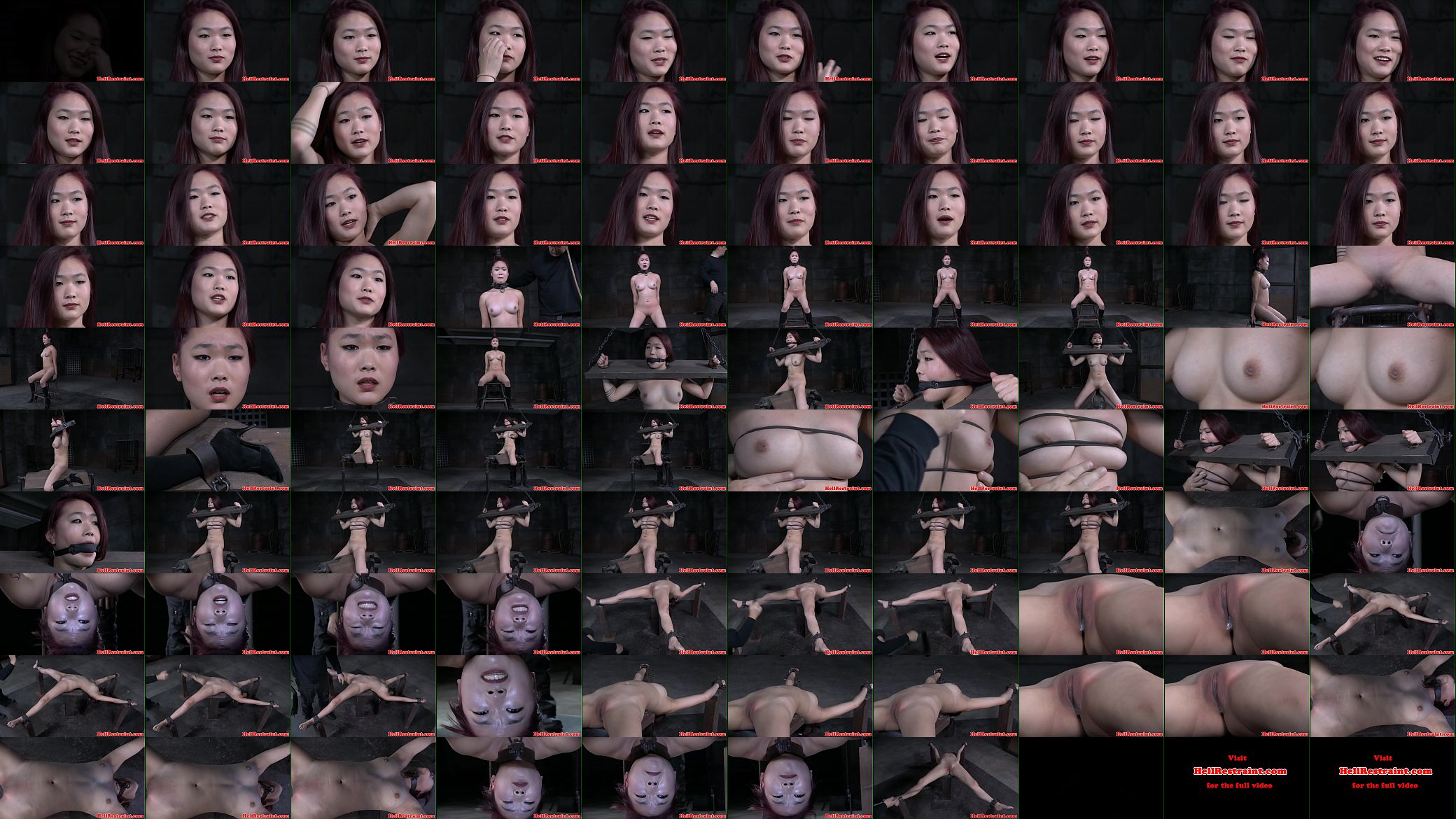 Redhead asian sub with mouth gag dominated 预览图