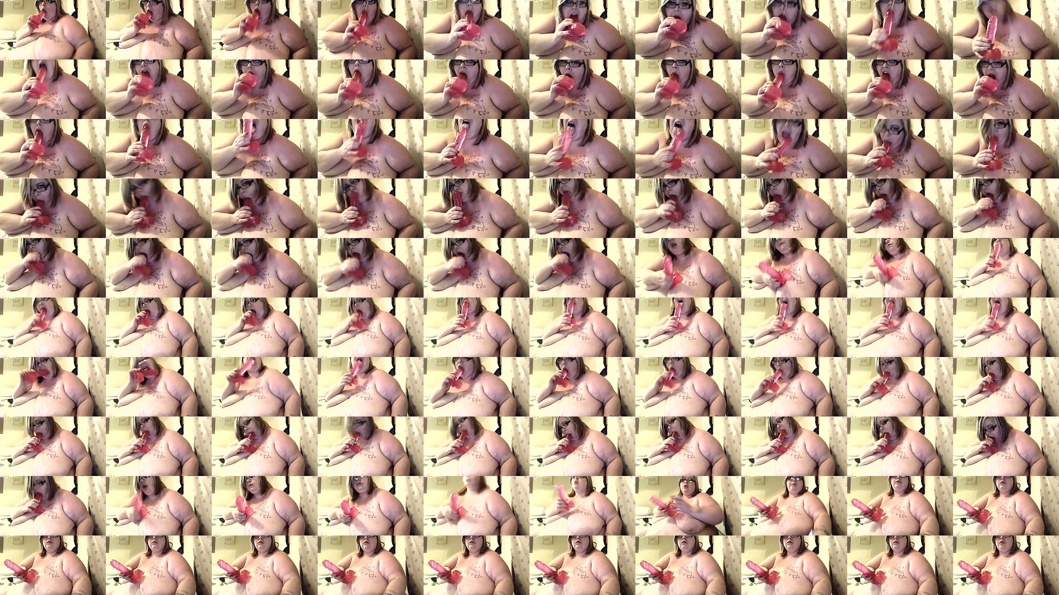 Fat whore deepthroats girthy dildo 预览图
