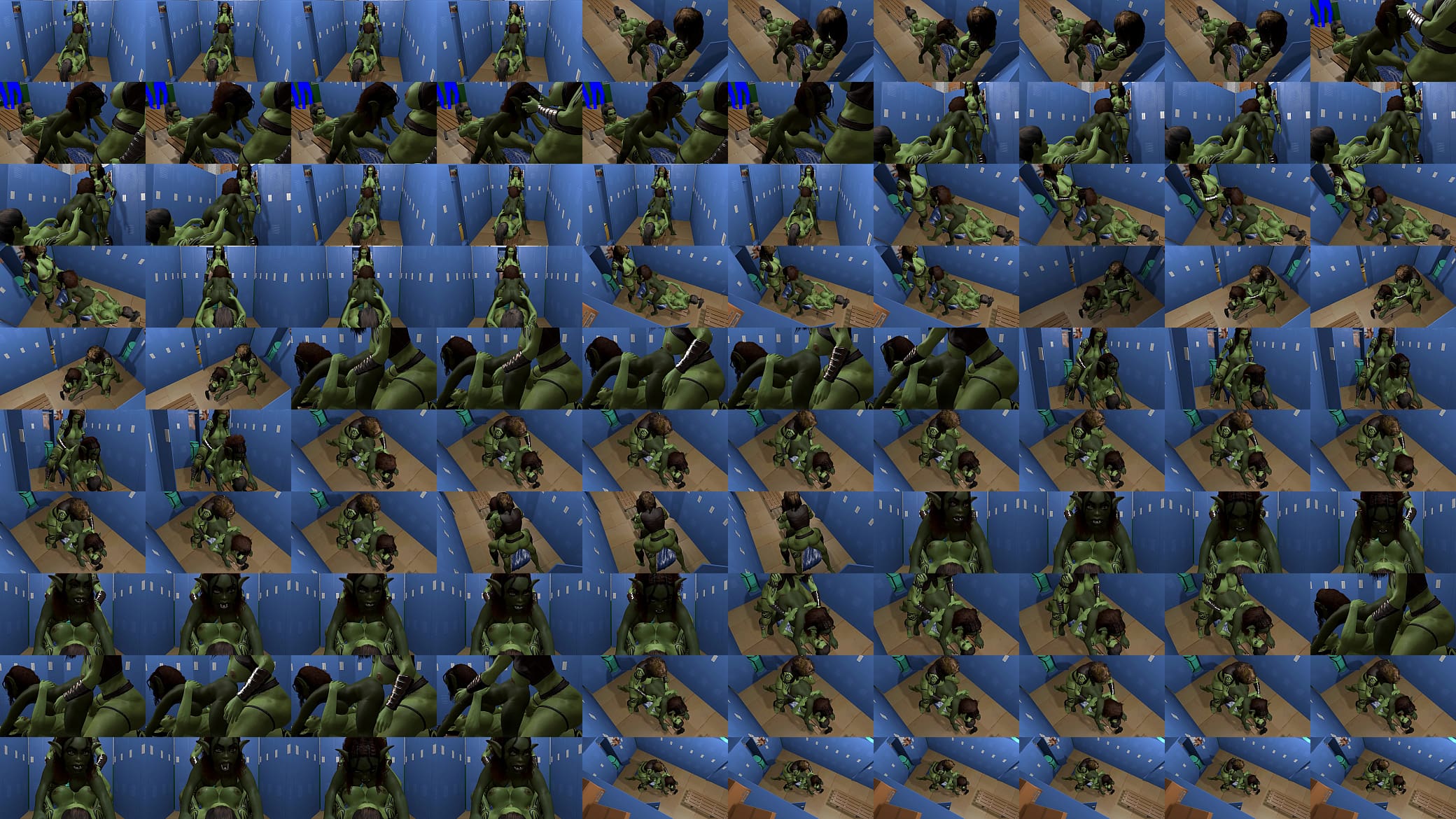 Busty Goblin Girl Pounded Hard by Futa Orcs 预览图