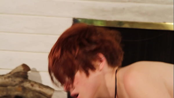 Redheads Justine Joli And Lily Cade Have Fun Infront Of The Fireplace