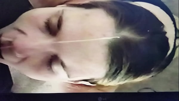 street whore angela getting a cum facial