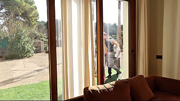 First Gang Bang of Big-Assed Girl with Glasses Who Gets Overwhelmed by 4 Giant Cocks - Zulema Torres