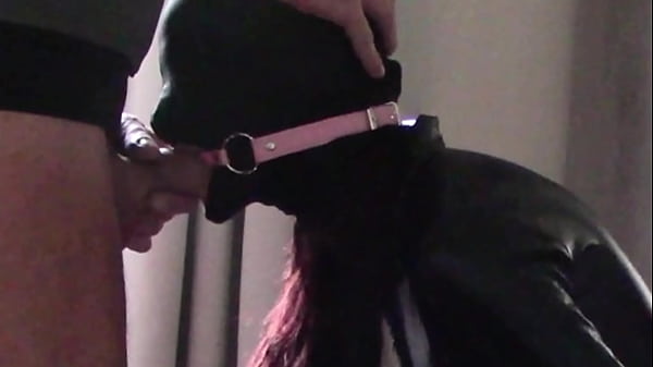 MILF mouth-fucked with saliva and cum