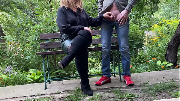 Download Video - Naughty MILF is horny enough to do it in public