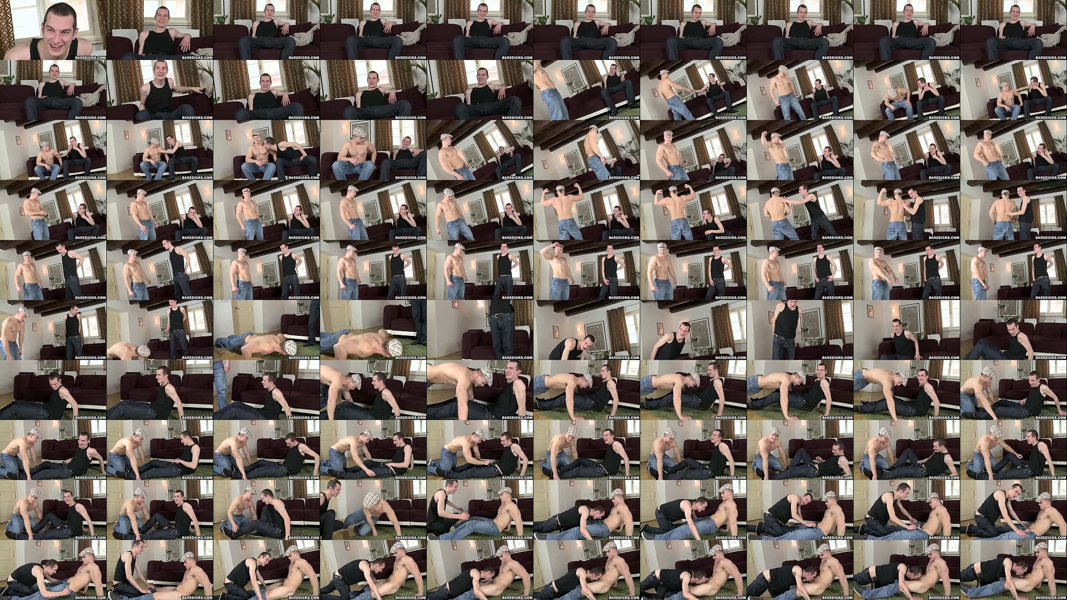 Muscular amateur hunk getting his cock sucked on 预览图