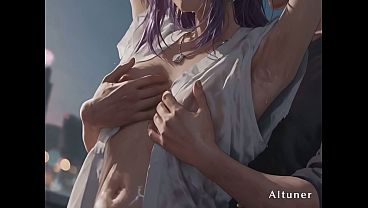 Ghost-Shell Heat — She Lets Control Slip on Purpose.