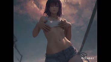 Ghost-Shell Heat — She Lets Control Slip on Purpose.
