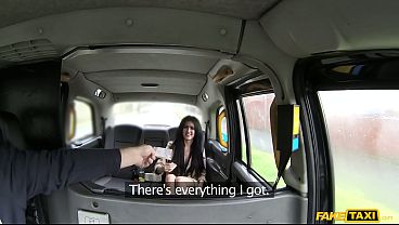 Fake Taxi - Petite English brunette has her tiny body fucked in the back