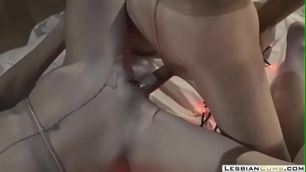 Erotic Lesbian Sex Session with Panties and Str...