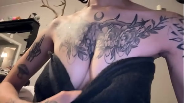 My boobs look extra juicy today! They always swell up a bit before my period lol. They’re also tender and I can’t sto ...