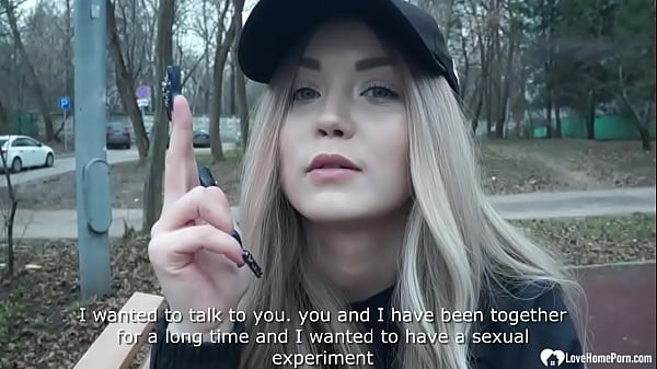 Picked up blonde loves to ride cock