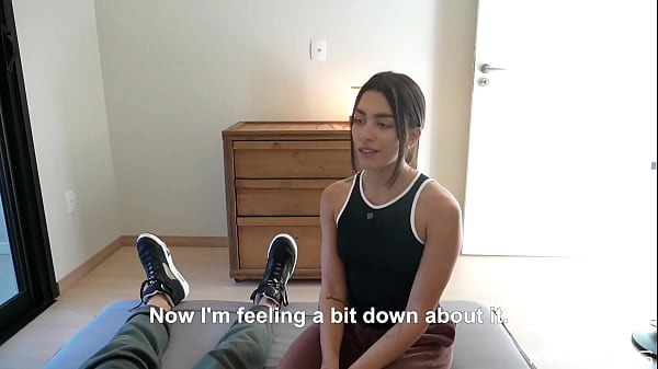My stepsister helps me relax before sex - Tutorial, part 3