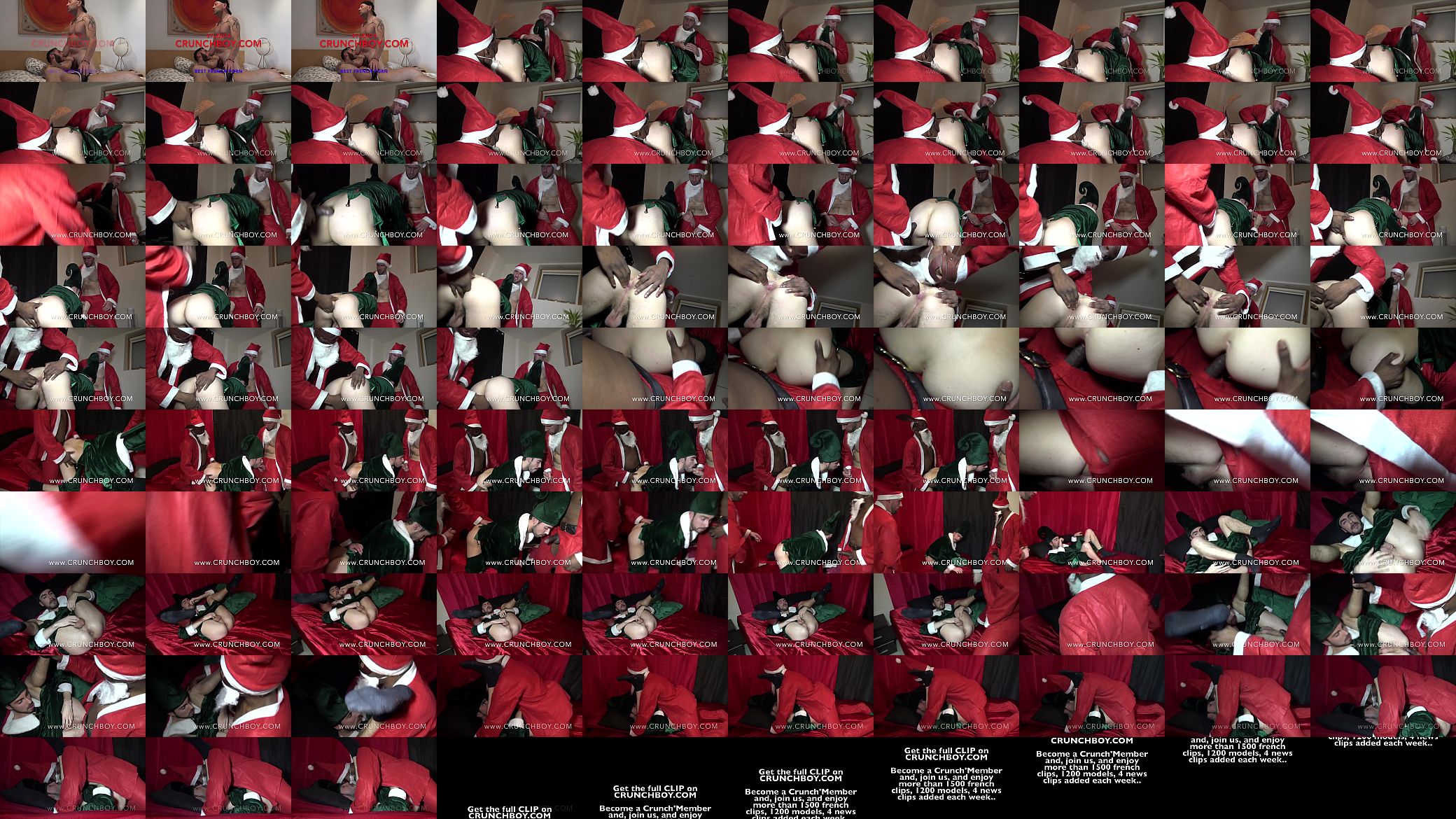 french slut fucked bareback by 2 top santa claus for christmas 预览图
