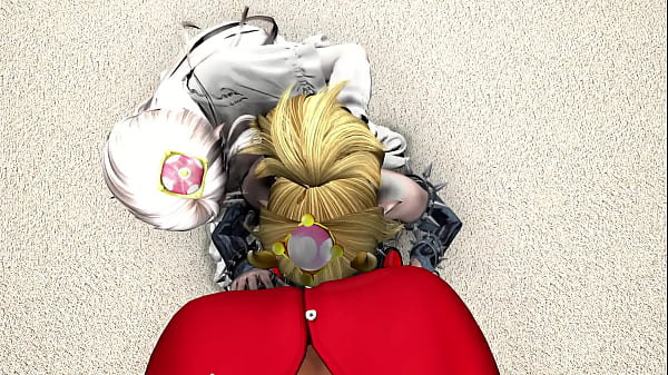 Bowsette and Boosette futa blowjob