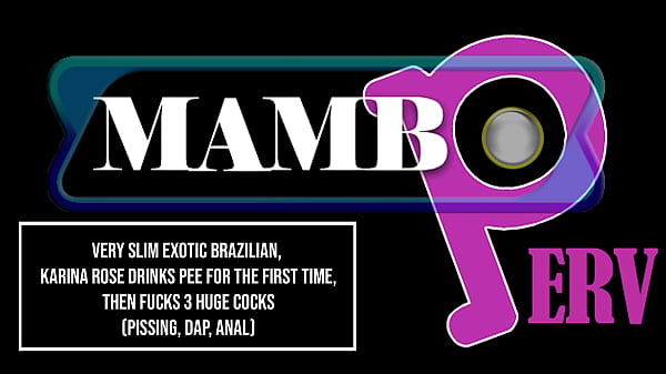 Very slim exotic Brazilian, Karina Rose drinks pee for the first time, then fucks 3 huge cocks (Pissing, DAP, Anal, Slim, BBC, monster cock, dirty talk) OB418