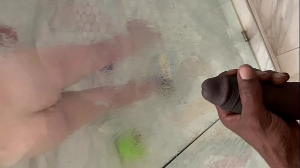 Stepbrother CAUGHT jacking off and spying on sexy ass stepsister ! SHE NEVER SAW A DICK SO BIG AND MADE ME CUM IN THE SHOWER WITH HER
