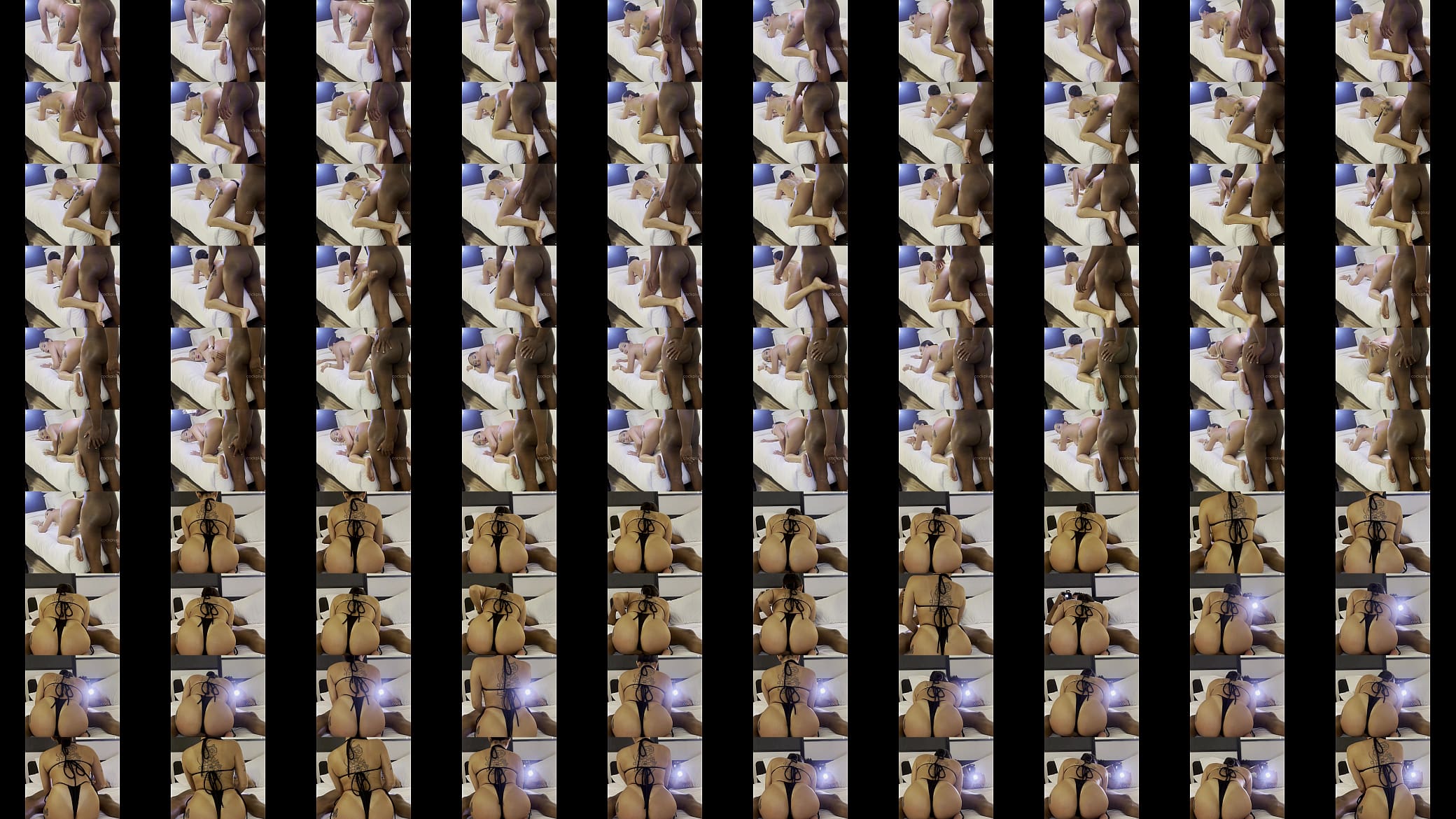 Sitting in Hotel Room Chair Watching Your GF Fuck 预览图