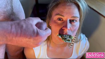 Jadekink - Dollar Bills Stuffed in Her Wet Pussy, Handjob & Facial