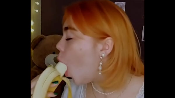 Cosplayer Fille Turque Sucer La Banane