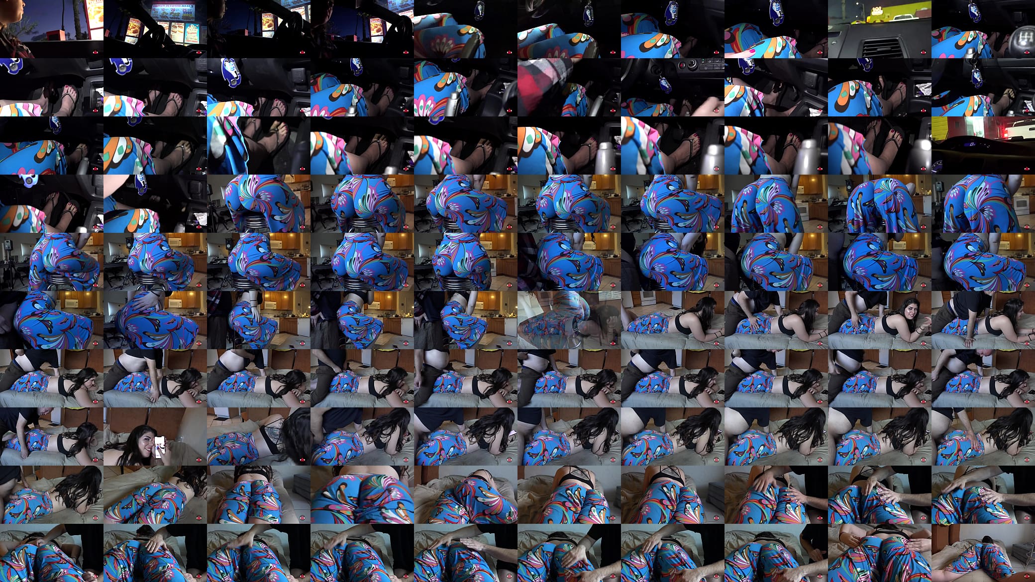 Pawg in Blue Tights Fetish Compilation 预览图