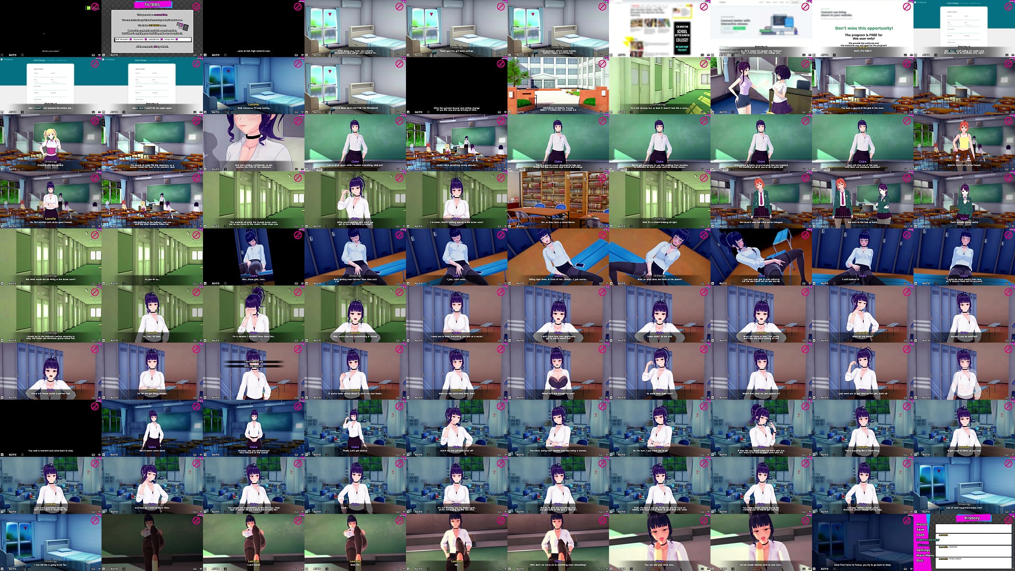 Gameplay | Visual Novel | Special Harem Class #1 Claire &ndash; eine Dozentin mit Geheimnissen 预览图