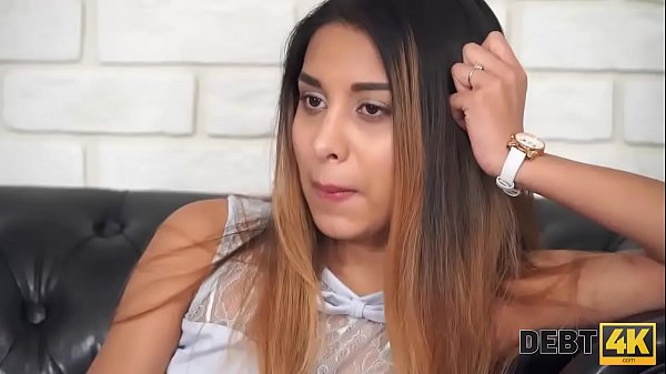 DEBT4k. Brilliant Teen Roxy Lips Satisfied Man Who Came In Debt