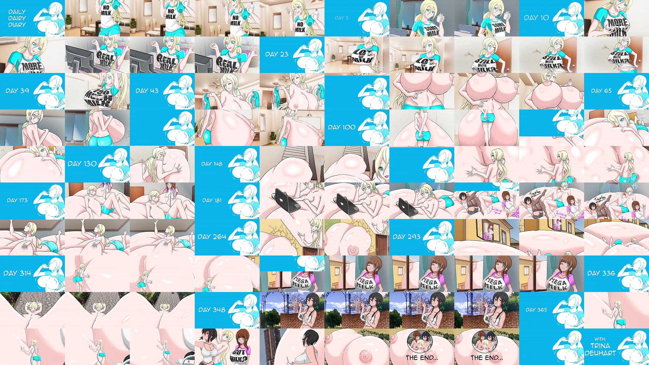 Daily Dairy breast expansion comic 预览图