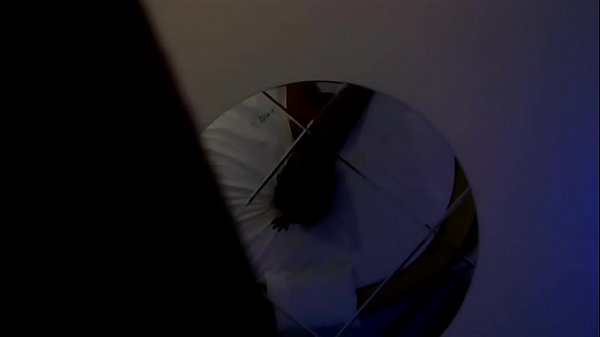 Hot brunette giving ass with her husband's release
