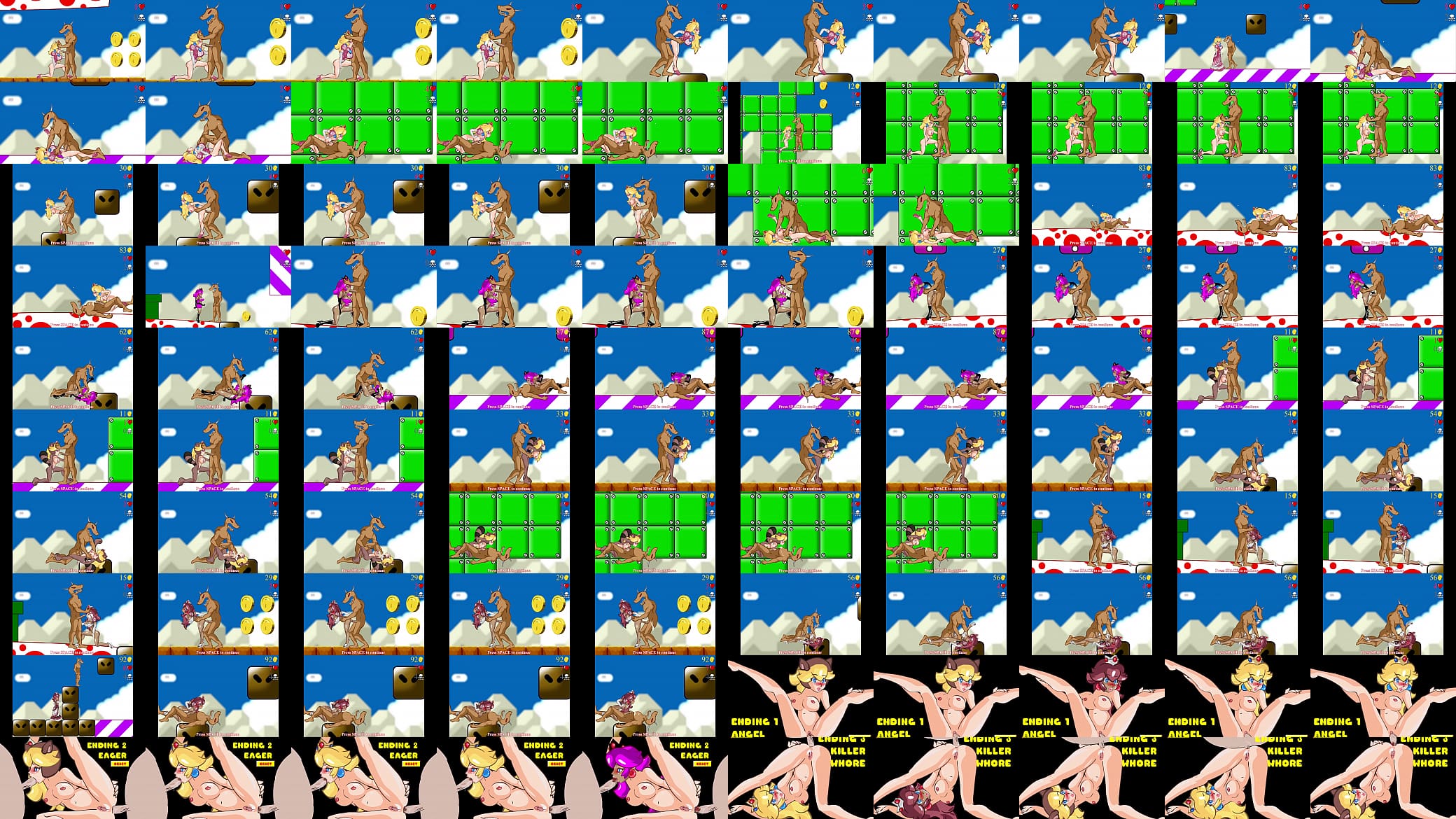 Mario is Missing 2 FULL Gallery - All outfits - All scenes - All endings 预览图