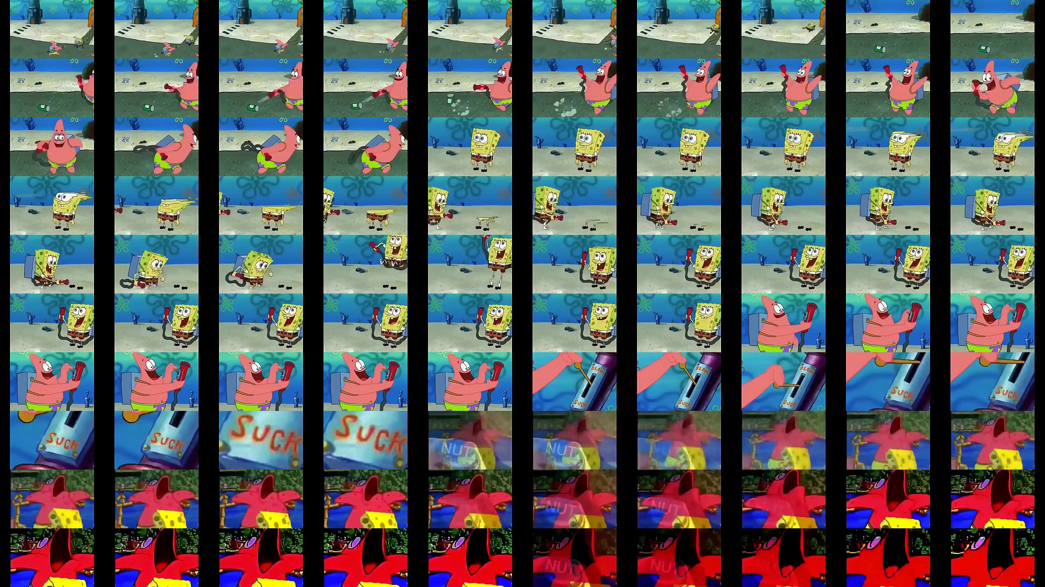 Patrick and spongebob Play with their leafblowers ig @imgodb 预览图