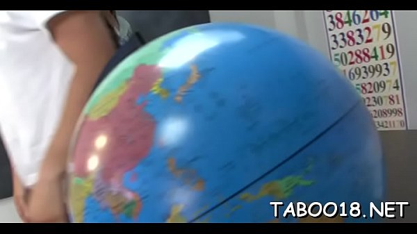 Appetizing teen loves teasing her cookie before...