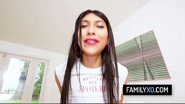 Latina stepdaughter uses stepdad's cock to get ...
