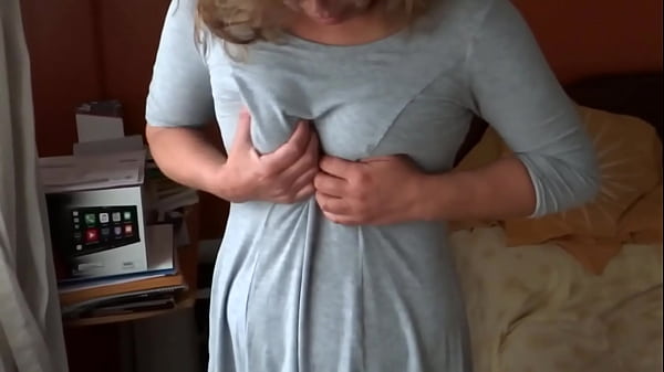Compilation of erotic moments showing me off while my husband's friends masturbate watching me