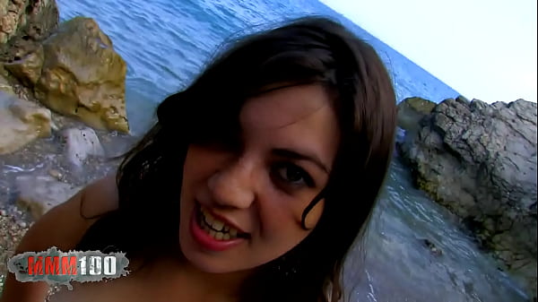 Hot french pornstar Tiffany Doll anal sex at the beach