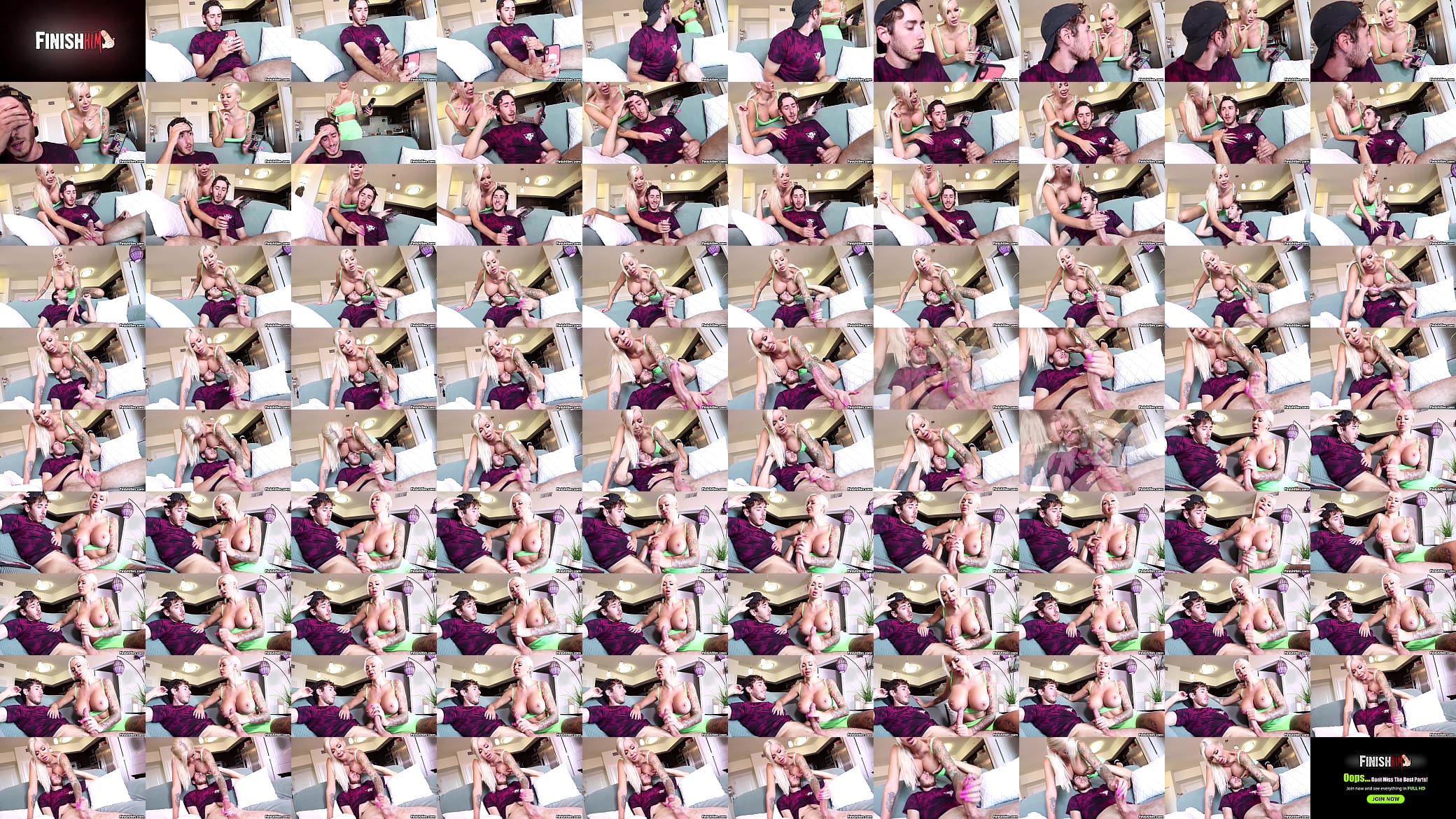Step Son Sent Dick Pics to the wrong person &ndash; Gets EPIC reach around handjob 预览图