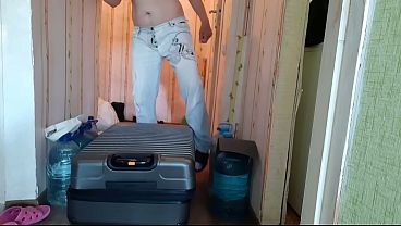 My girlfriend surprised me by coming along on my business trip&mdash;inside a suitcase