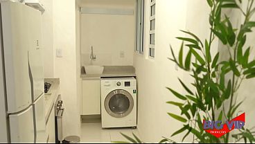 A hot blonde was hoping for a rental and didn't expect the landlord to be so helpful.