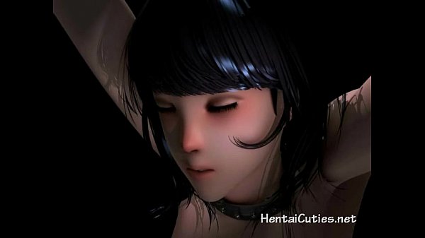 Busty anime slut masturbating and pissing