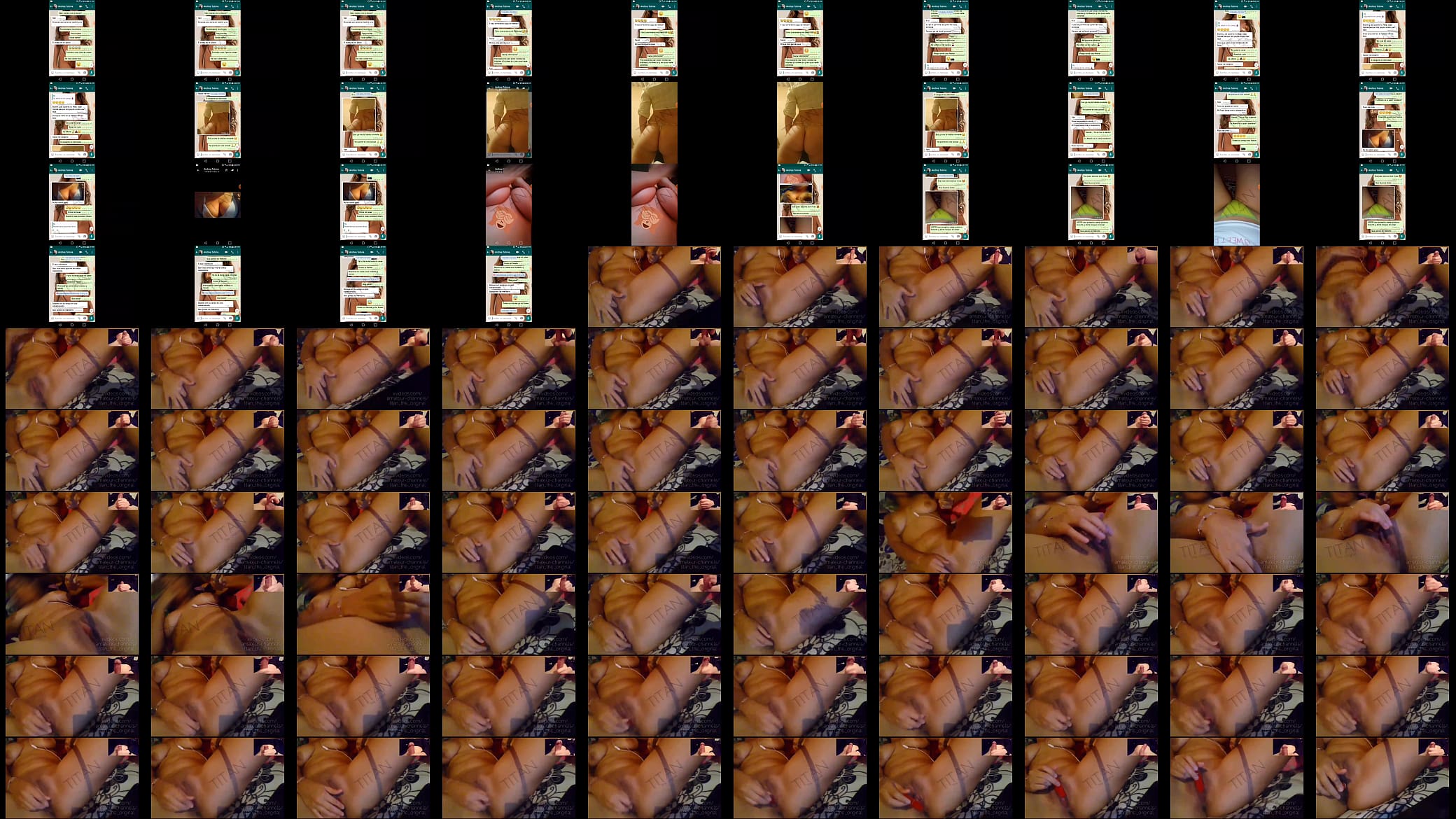 The busty girl at work gets hot talking on WhatsApp and ends up masturbating on a video call 预览图