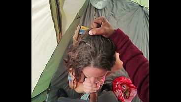 Nextdoorlustbunny Sucking dick in the tent