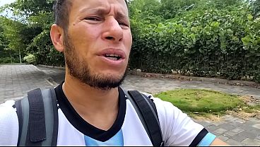 Argentine continues to dominate every ass he finds in the US. This time, a French woman is overpowered by the passion of an Argentine world champion. Amateur anal sex