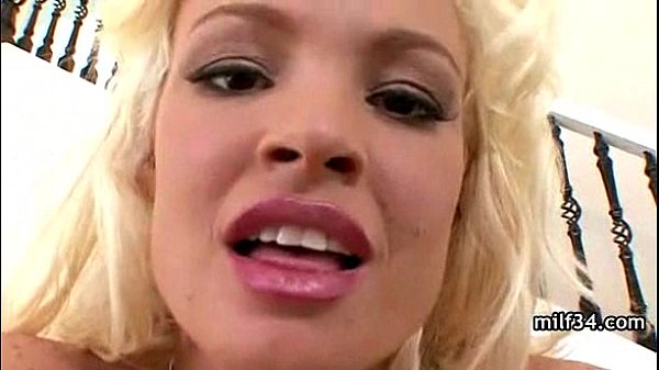 Horny milf fucked and jizzed on at home