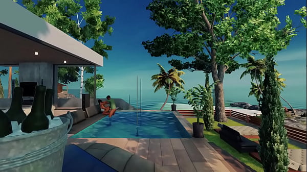 Indian Boy Ravan Fucked black African wet police girl on the see beach swimming sofa.